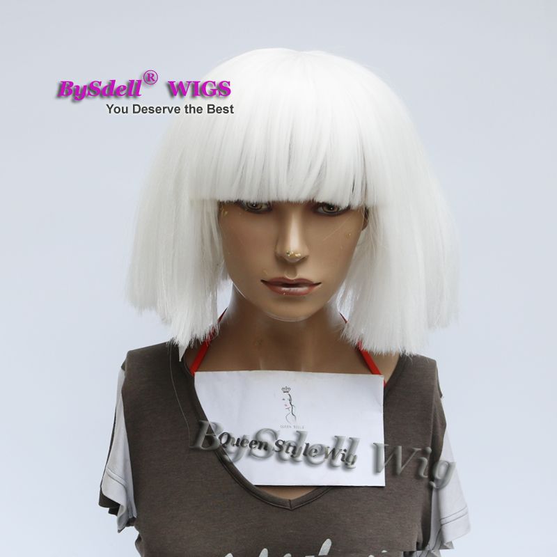 Hot Sale Celebrity Lady Gaga Sia This Is Acting Hairstyle Wig