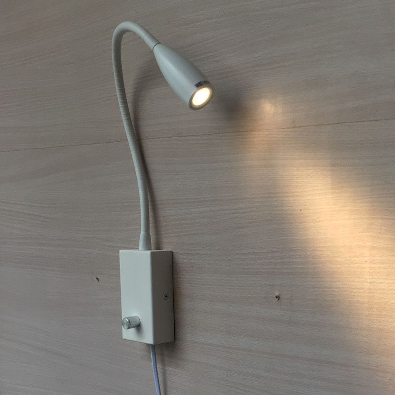 2018 Topoch Plug Wired Headboard Lamps White Switch On Off Dim 2018 Topoch Plug Wired Headboard Lamps White Switch On Off Dim Narrow Beam 3w Led 200lm 170cm Cable Style Optional Firm Hose From Rogerleejx