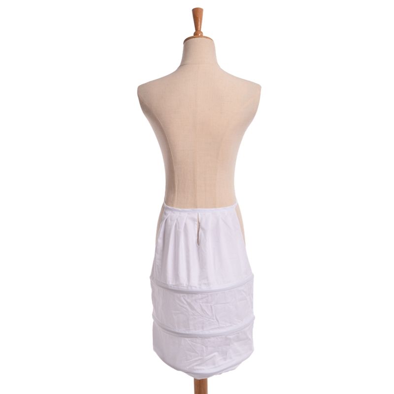 1ピースヴィンテージホワイトパンクケージフレームPetticoat女性ディケンズドレス喧騒：ルネッサンスガウンコスチューム