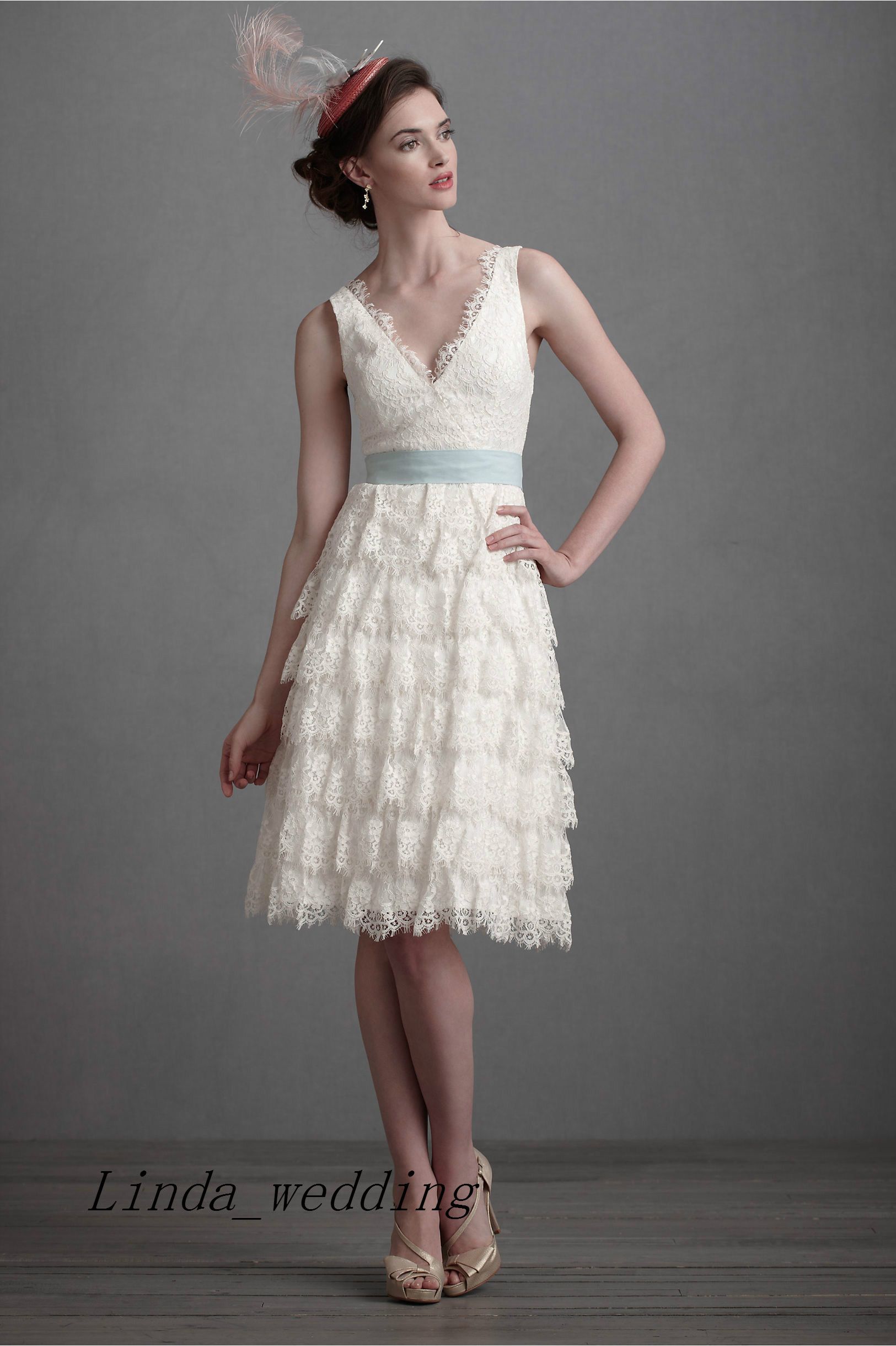 short white vintage dress