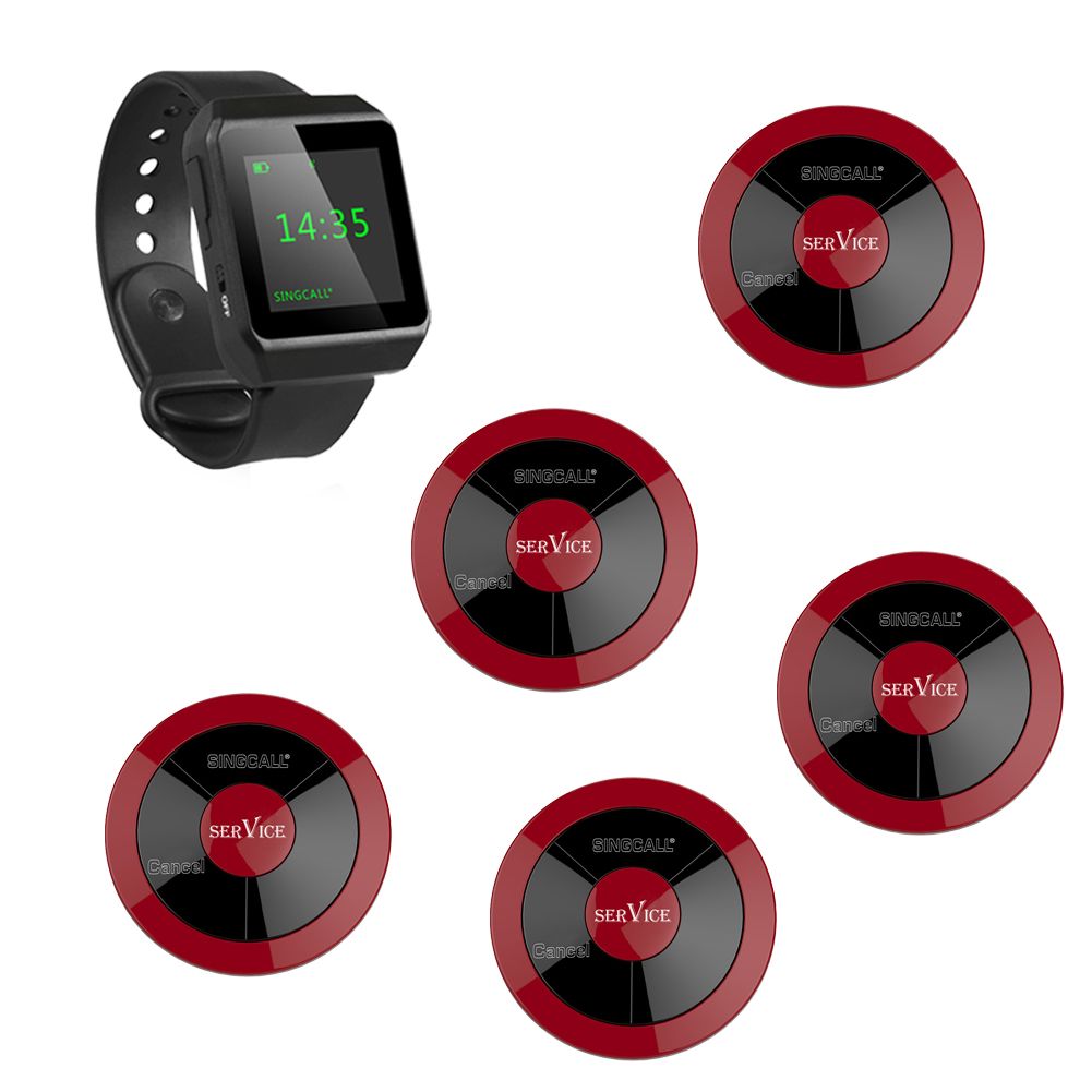 2017 singcall serving system 5 multi key pagers plus 1 wrist watch 2017 singcall serving system 5 multi key pagers plus 1 wrist watch