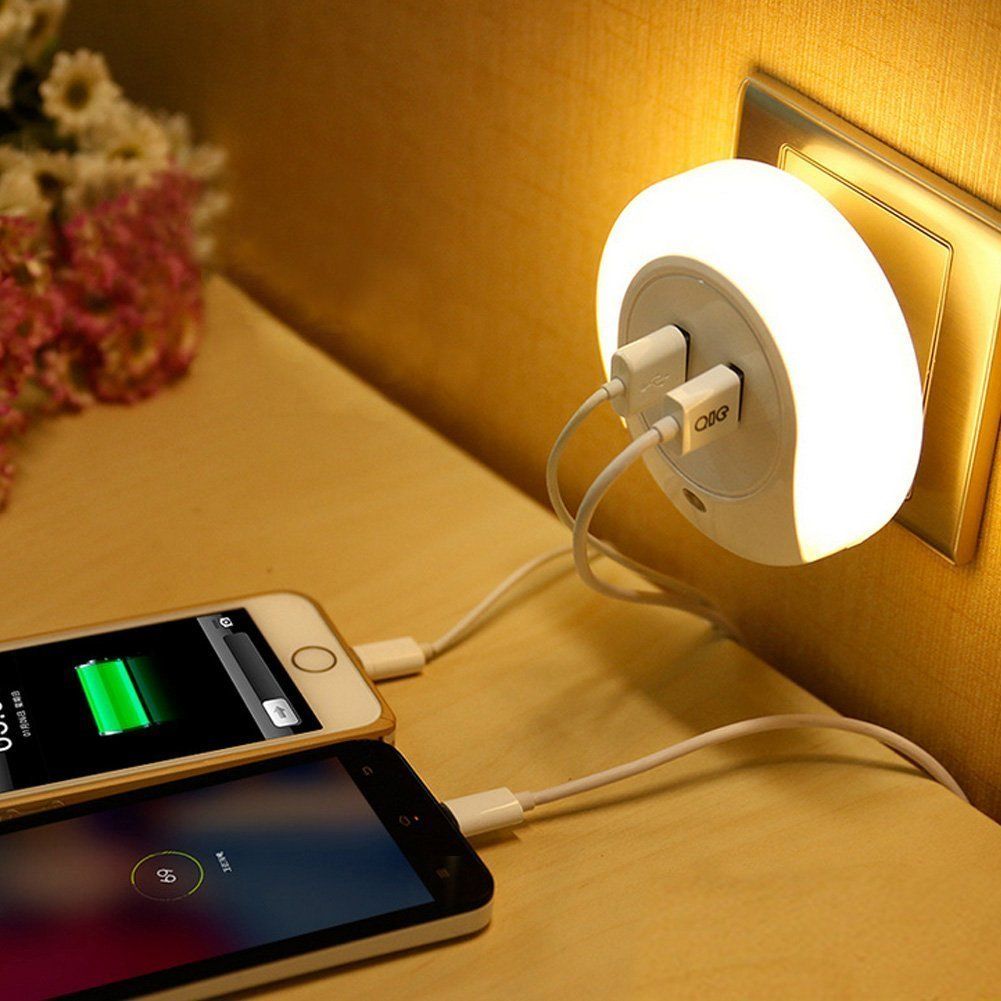 Led Bathroom Night Light 2017 led night light with dual usb wall plate charger for iphone 6 Led Bathroom Night Light 2017 led night light with dual usb wall plate charger for iphone 6