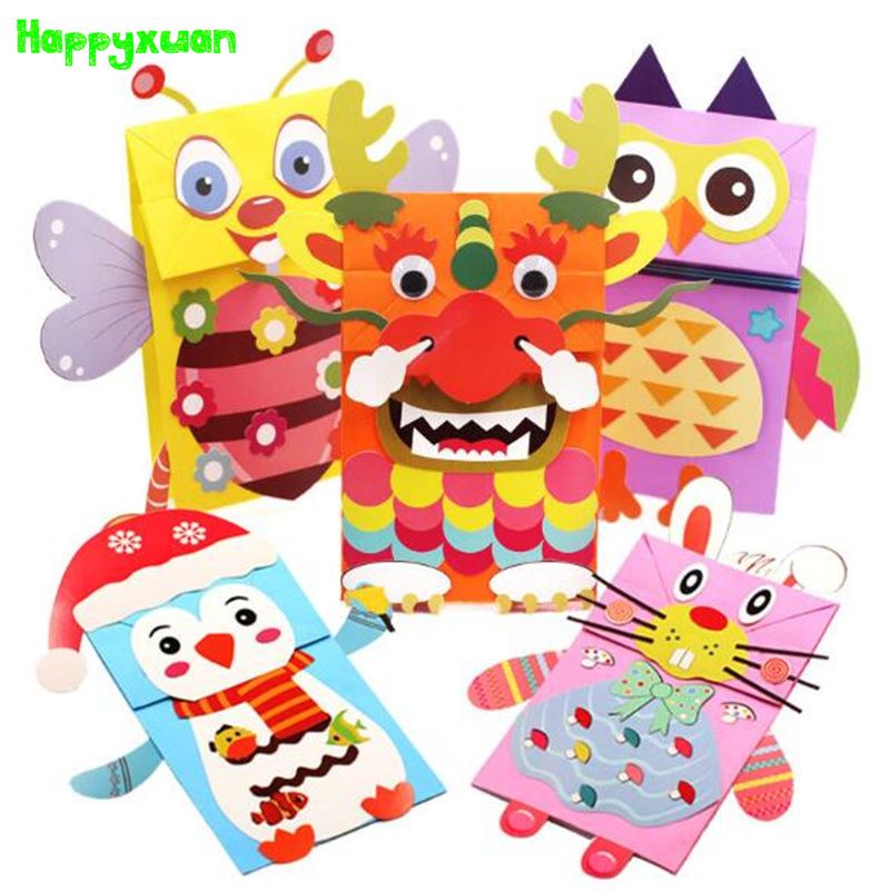2018 Happyxuan Cartoon Animal Paper Bag Hand Puppet Dolls Diy Children Creative Handmade Crafts Rabbit Owl Toy Party Gift From Chenlong818102 2018 Happyxuan Cartoon Animal Paper Bag Hand Puppet Dolls Diy Children Creative Handmade Crafts Rabbit Owl Toy Party Gift From Chenlong818102