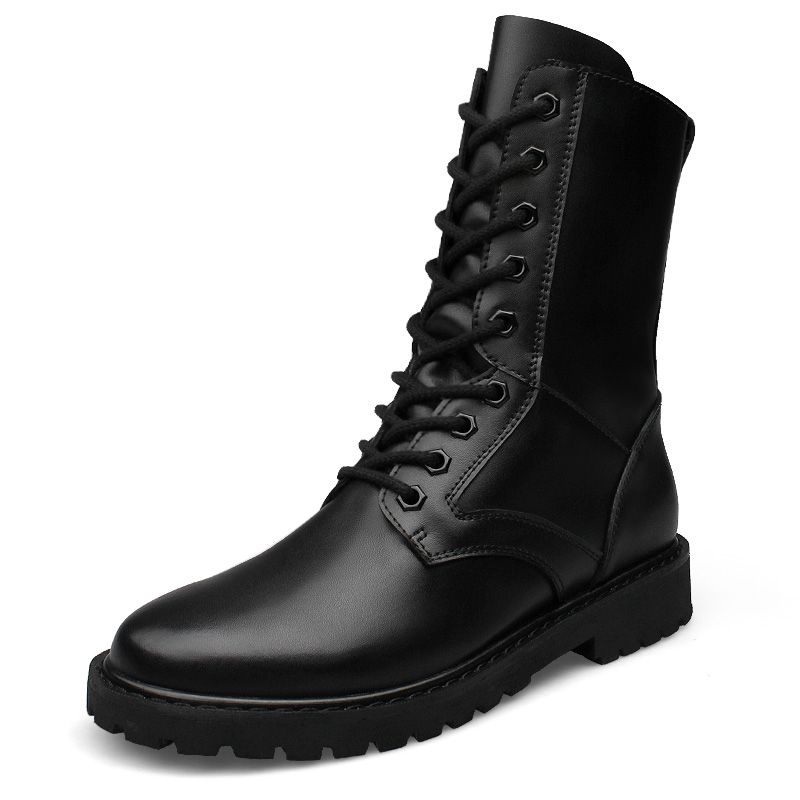 mens high top leather boots