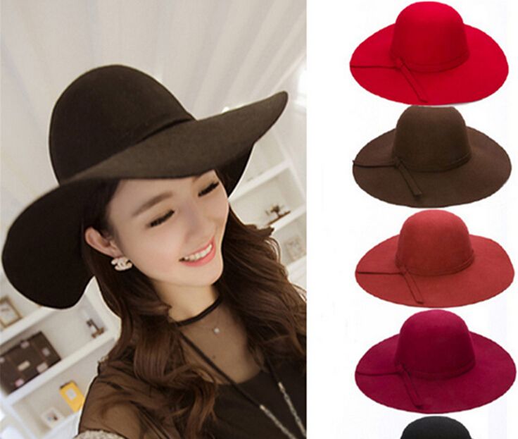 types of wide brim hats