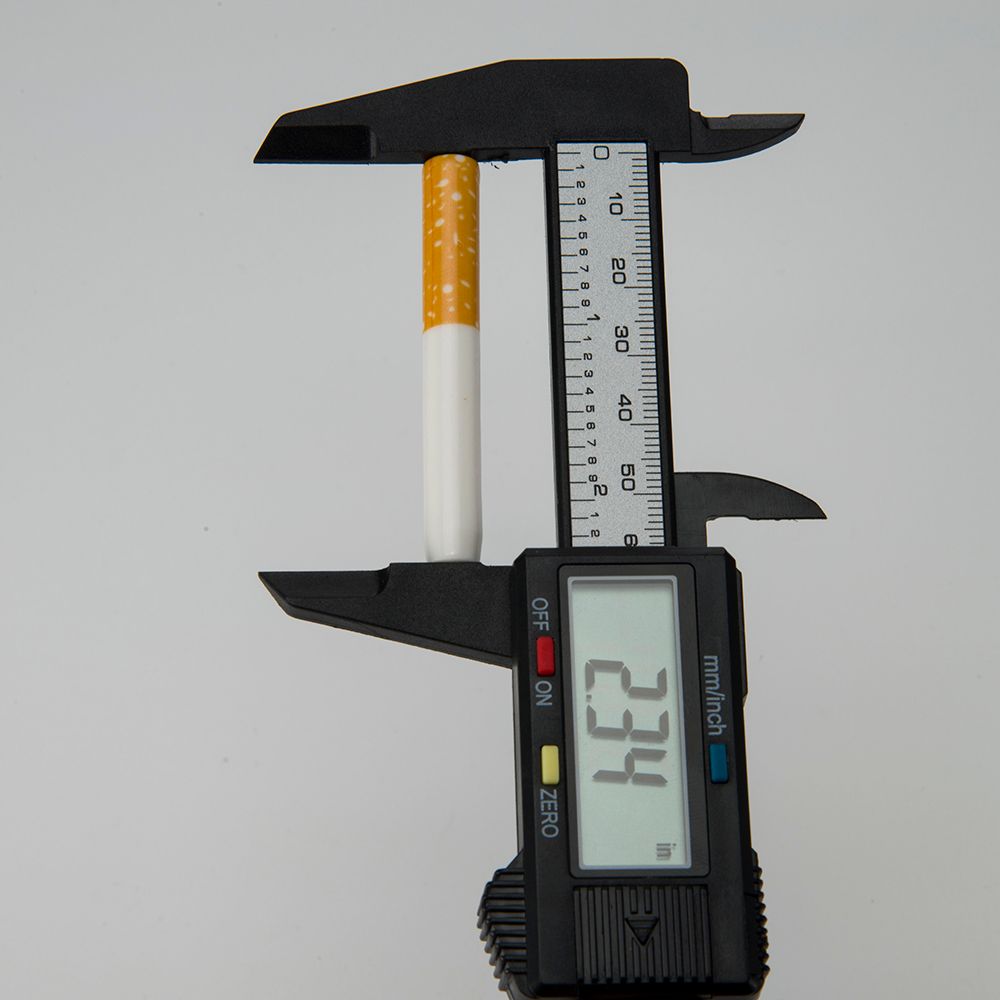 담배 연기 파이프 세라믹 타자 79mm 57mm 노란색 필터 컬러 Cig 모양 담배 파이프 허브 하나의 박쥐 휴대용 DHL 120
