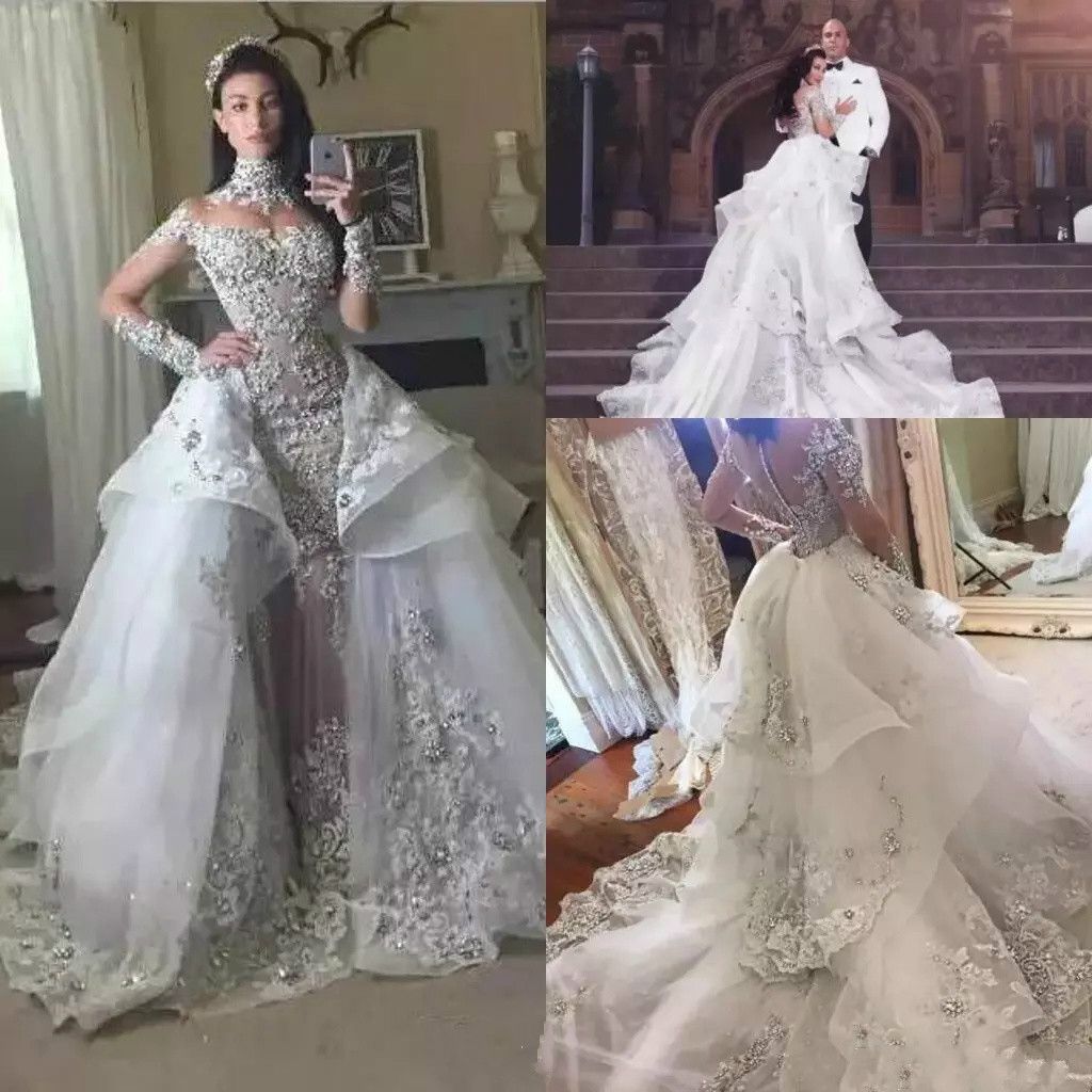 silver wedding gowns 2018