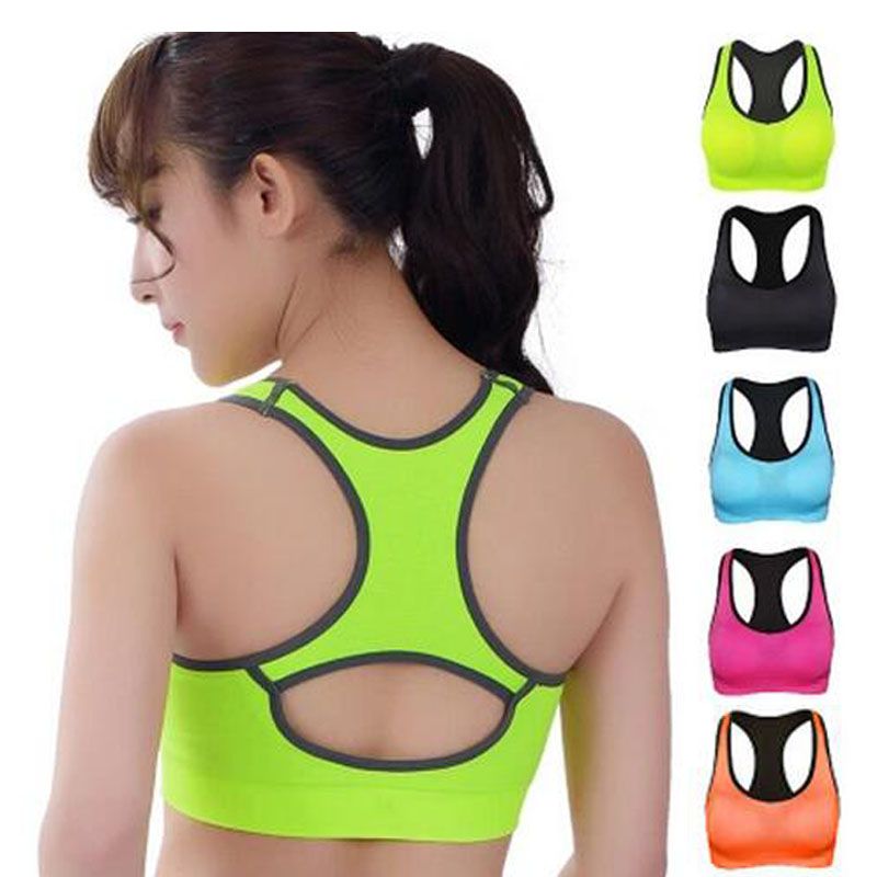 Seamless No Rims Fashion High Intensity Treadmill Yoga Sleep Sports Bra