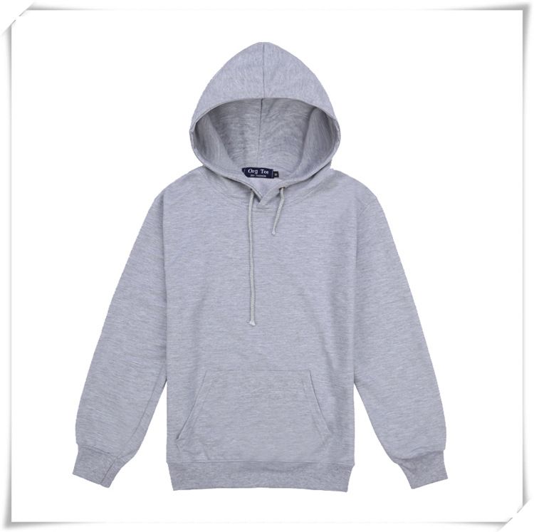 Best Mens Cotton Hooded Blank Pullover Sweatshirt Hoodies Long Sleeve