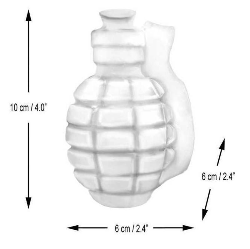 New 3D Grenade Shape Ice Cube Mold Creative Silicone Ice Molds Kitchen Bar Tool gift Ice Cream Maker Trays Mold In Stock WX-C74