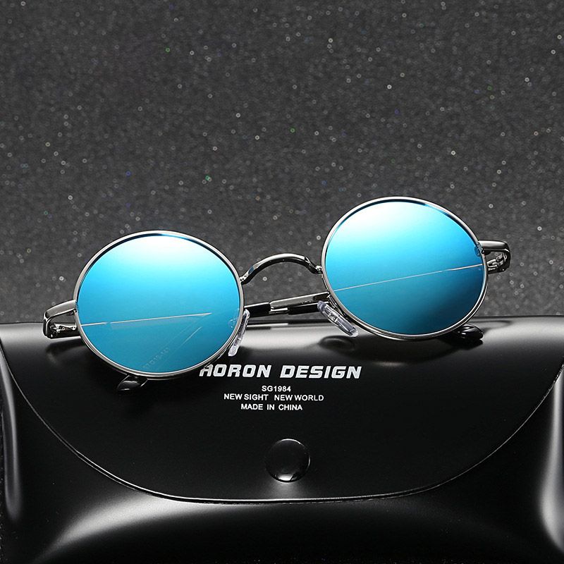 Haut De Soleil Luxe Pour Polarisées Et Lunettes Femmes Design Hommes Rondes Mode Gamme iPkXuOZ