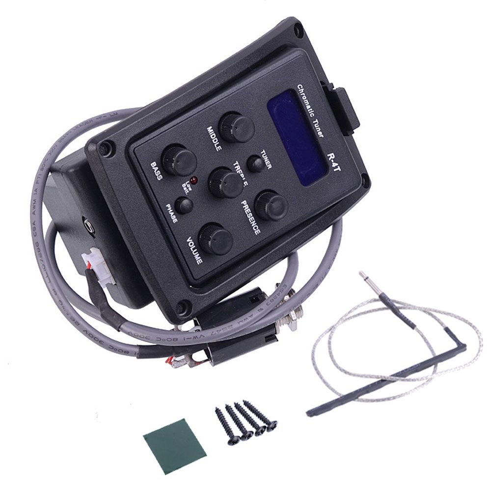 2021 R 4T 4 Band Acoustic Guitar Preamplifier EQ Equalizer Pickup Tuner From Xinxindhgate, 14.