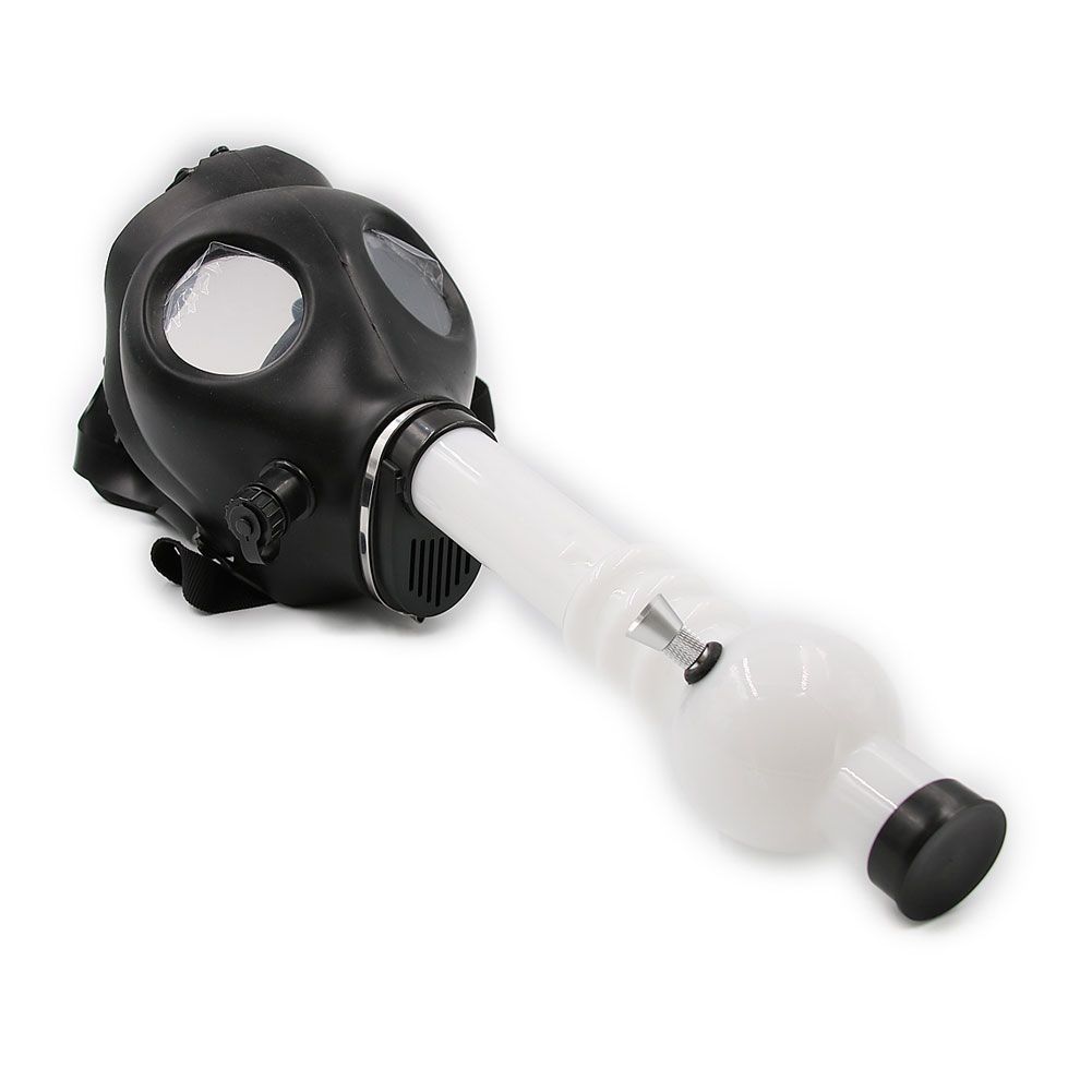 2017 Most Fahion Gas Mask Bong Smoking Water Pipes Sealed Acrylic