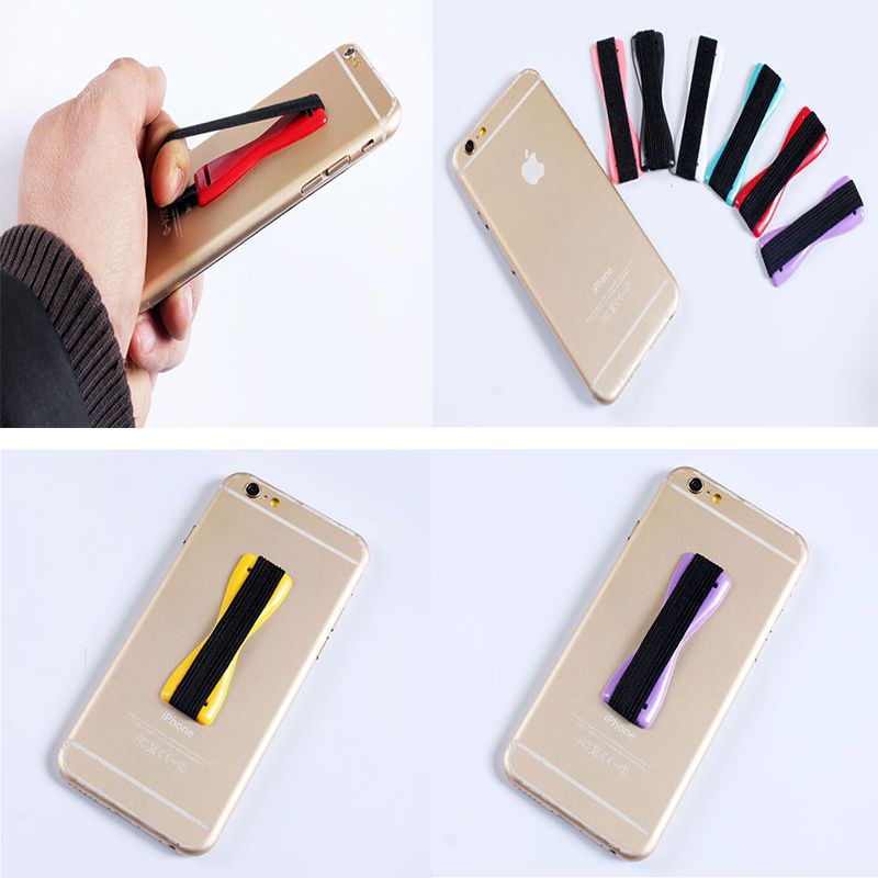 Finger Grip Phone Holder Cell Phone Handle Back Sticker Elastic Belt