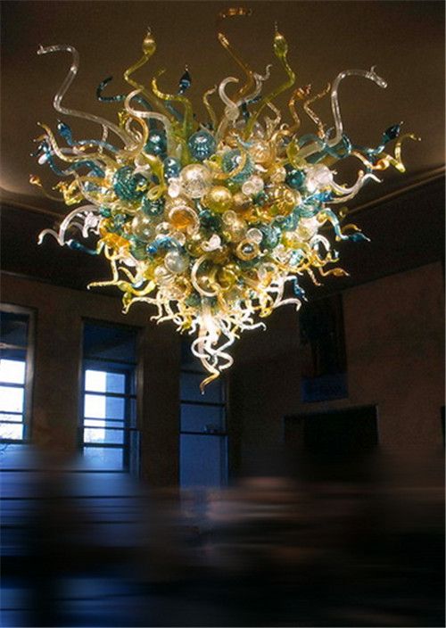 Dale Chihuly Style Blown Glass Chandelier Energy Saving Modern Low Dale Chihuly Style Blown Glass Chandelier Energy Saving Modern Low Ceiling Crystal Led Chandeliers Light For