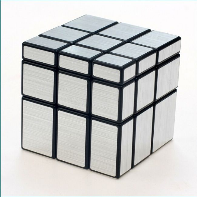 acrylic cubes ice diy 3x3x3 Silver Mirror Blocks 2019 Learning Magic Puzzle Surface Cubes Cube Mirror Shengshou