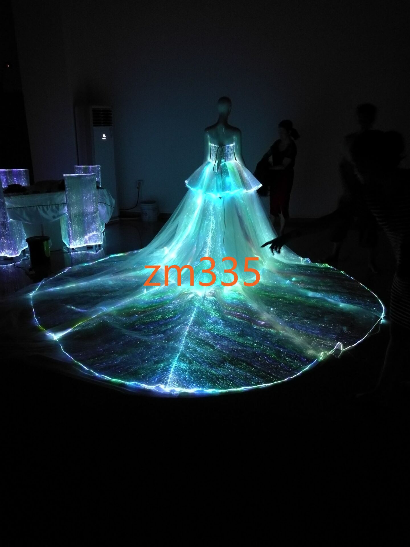 discount fashion luxury light up fiber optic material discount fashion luxury light up fiber optic material