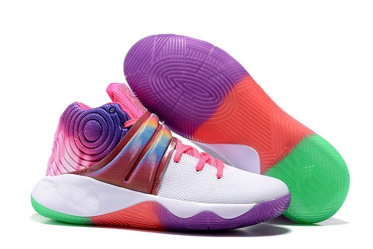 kyrie irving rainbow shoes