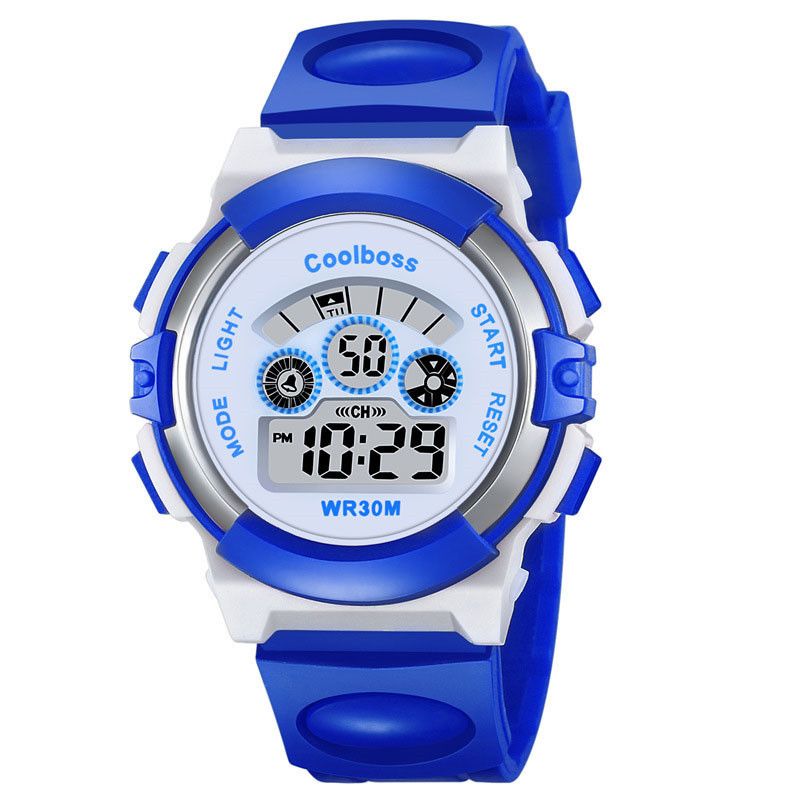 2017 New Small Sport Students Children Watch Kids Watches Boys Girls Clock Child Electronic LED