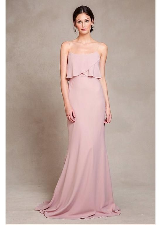 Charmeuse Burgundy Bridesmaid Dresses