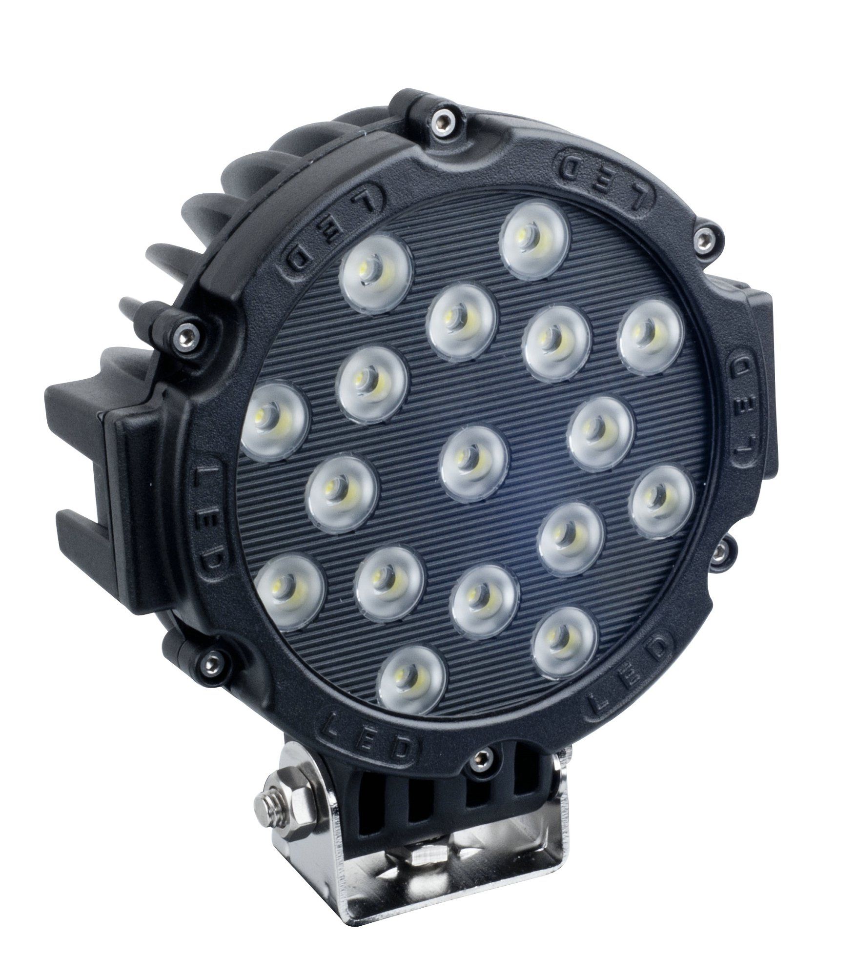 7Inch 51W Car Round LED Work Light 12V High Power 17 X 3W Spot Light