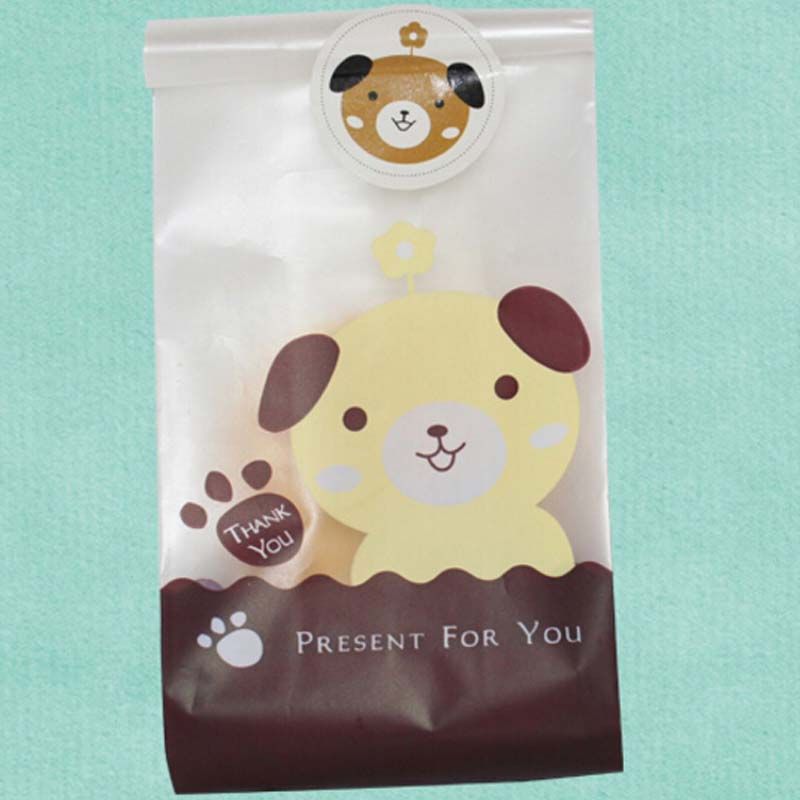 2020 /Pack Lovely Dog Pattern Gift Packaging Bag Candy Bags Biscuit