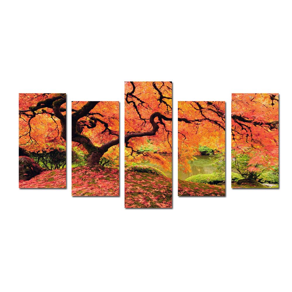 2017 multi panel red maples tree canvas prints wall art modern 2017 multi panel red maples tree canvas prints wall art modern