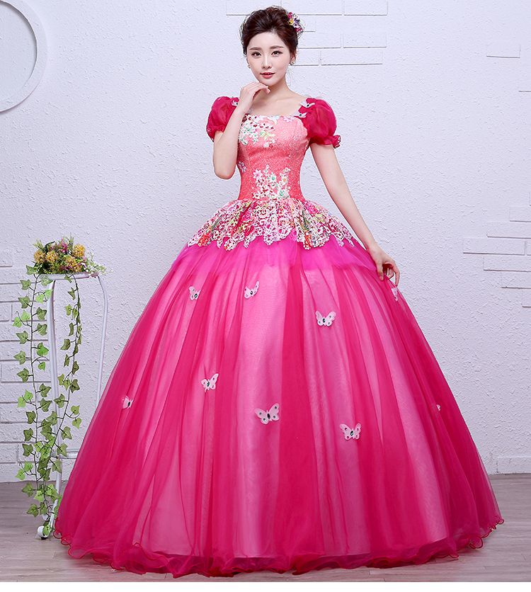 princess ball gown pink