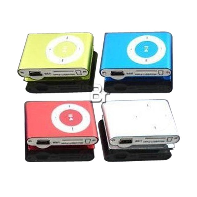 Mp3 Player Metal Clip Mp3 Player No Screen Small Clip MP3 Without Usb