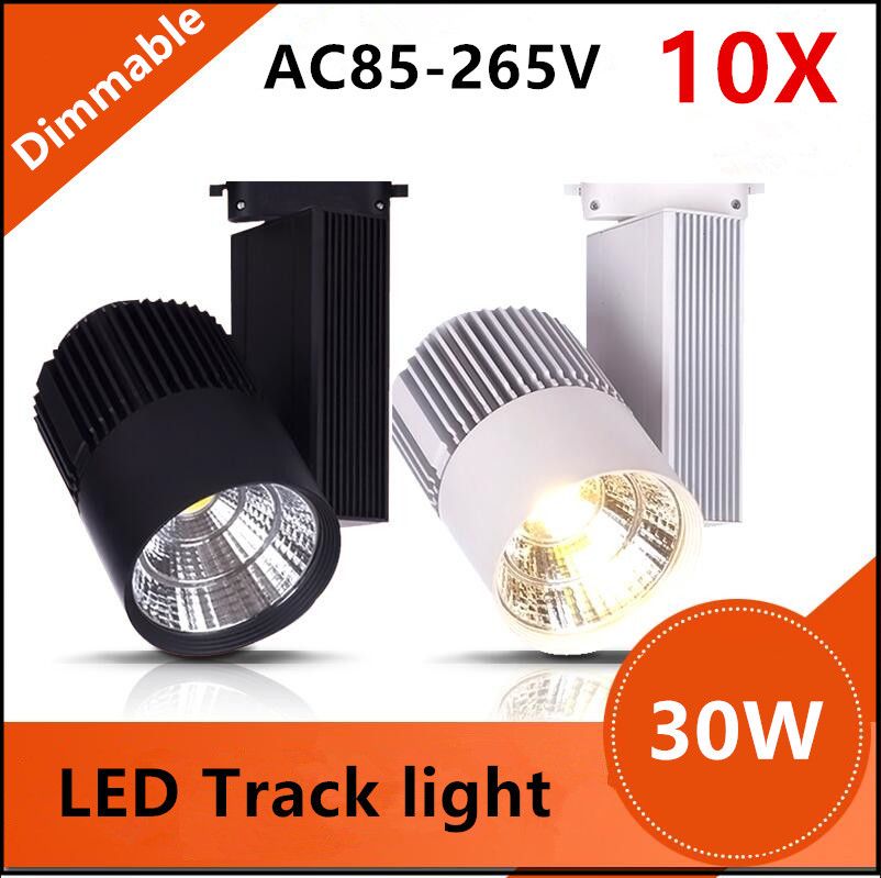 2019 Led Track Light 30w Dimmable Cob Rail Spotlight Lamp 2019 Led Track Light 30w Dimmable Cob Rail Spotlight Lamp Replace 300w Halogen 110v 120v 220v 230v 240v Spot Bulb From Lihaomin
