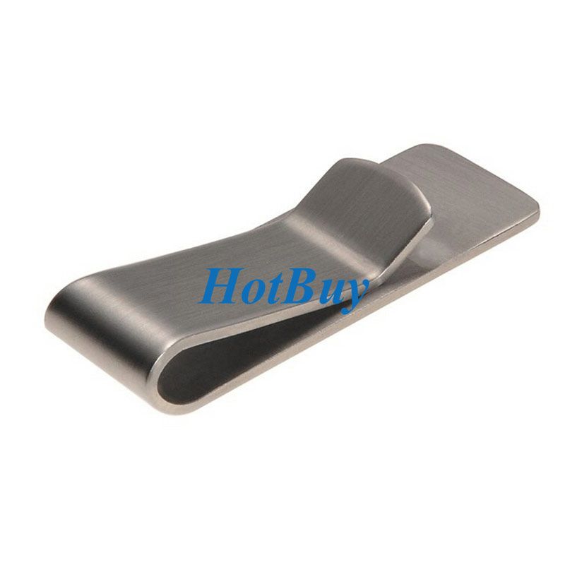 Banknote Holder Gold Color Wallet Cash Clamp Credit Card ID Clips Money Clip