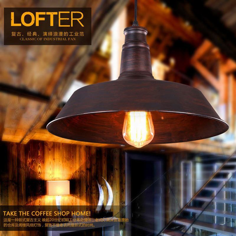 Loft Retro Industrial Hanging Hardware Lighting Lights Metal Pendant Loft Retro Industrial Hanging Hardware Lighting Lights Metal Pendant Lamp Illumination For Kitchen Bar Coffee Light Fixtures With 97 71 Piece On