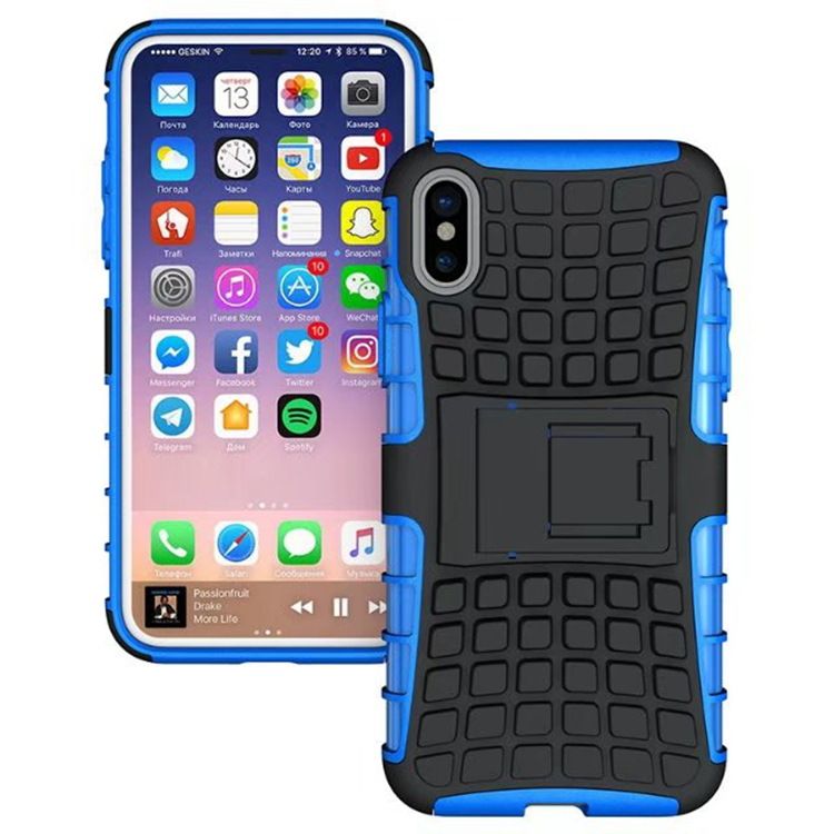 Dual Layer Heavy Duty Rugged Armor Cell Phone Protection Defender Case