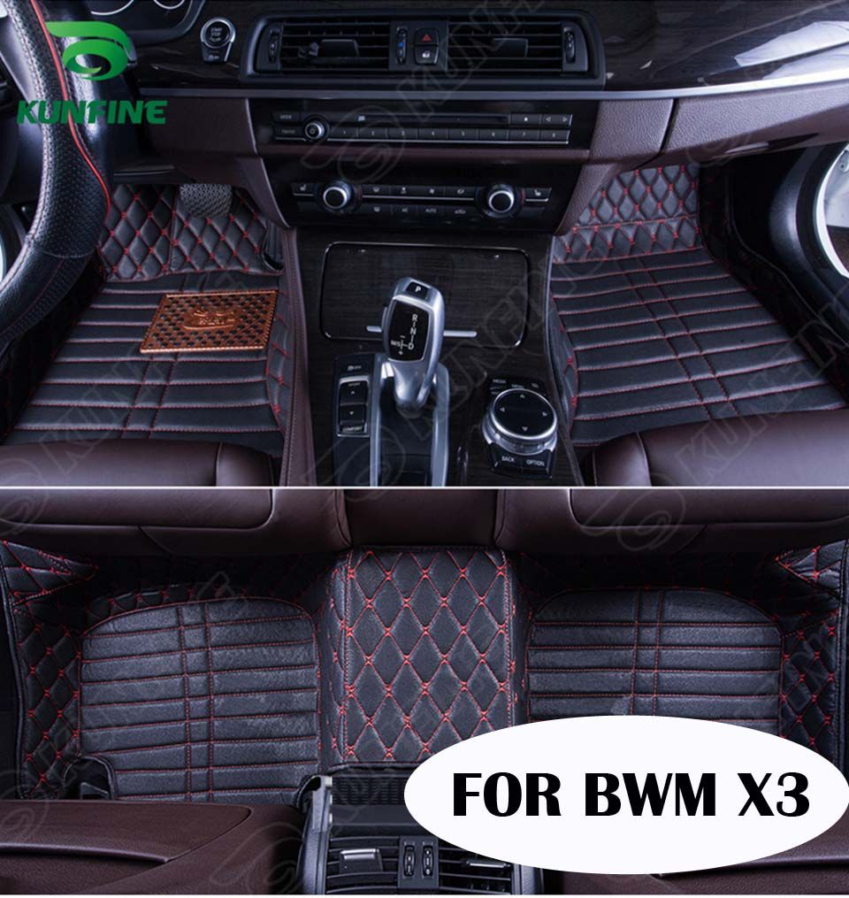Luxury Custom Car Floor Mats For Jeep Compass 2007-2019 Custom LOGO