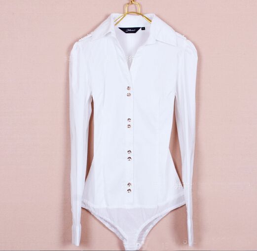 white blouse bodysuit