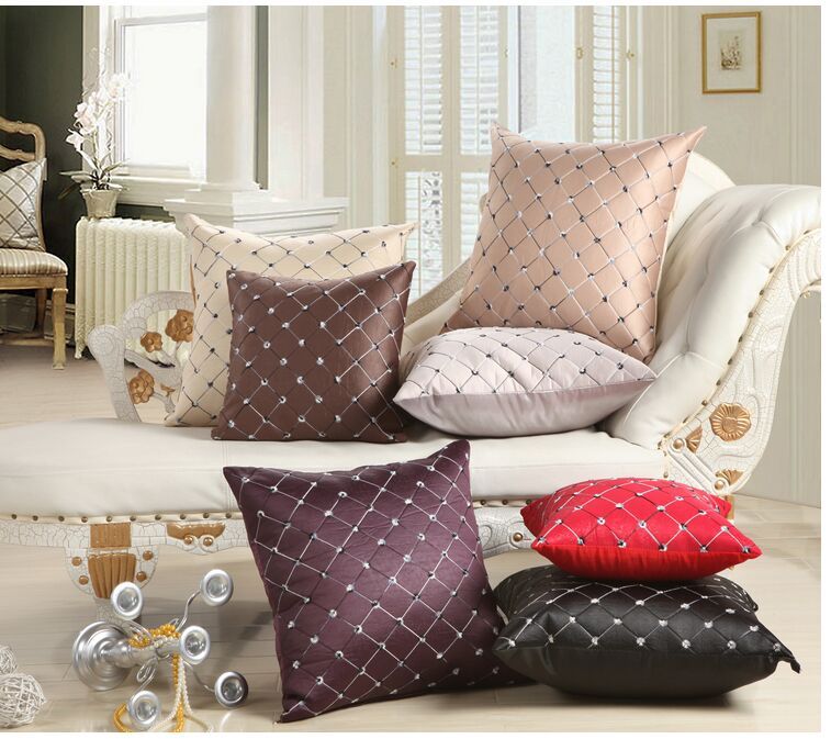 New Style Decorative Throw Pillows Cover For Home Decor Sofa Seat Back Cushion Color Red Purple Black 43x43cm New Style Decorative Throw Pillows Cover For Home Decor Sofa Seat Back Cushion Color Red Purple Black 43x43cm