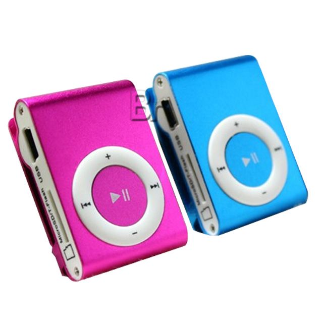 Mp3 Player Metal Clip Mp3 Player No Screen Small Clip MP3 Without Usb