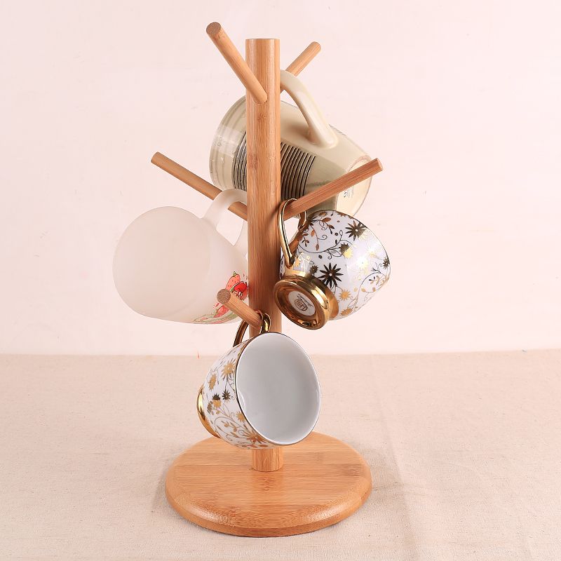 2018 Z Wooded Coffee Cup Holder Tree Shape Tea Drink Mug Stand 2018 Z Wooded Coffee Cup Holder Tree Shape Tea Drink Mug Stand Storage Rack Organizer Drainer Shelf With 6 Hooks Kitchen Accessoires From Wuzuanbing0758