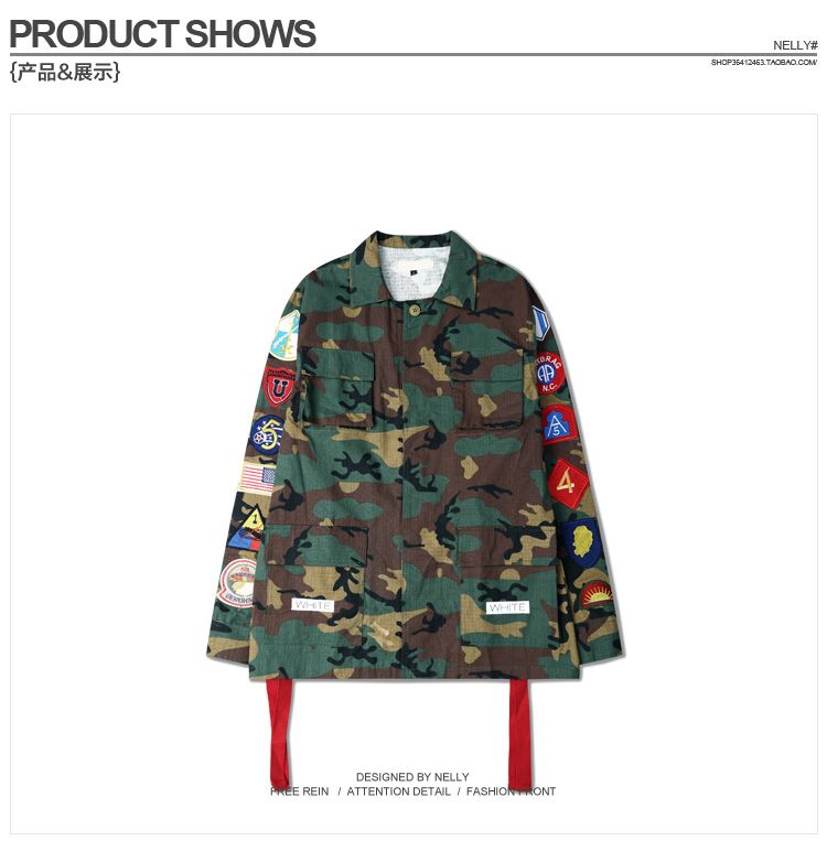 Veste off white militaire Clearance