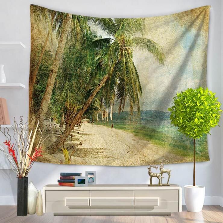 Wallpaper Paume decor de plage For iPhone