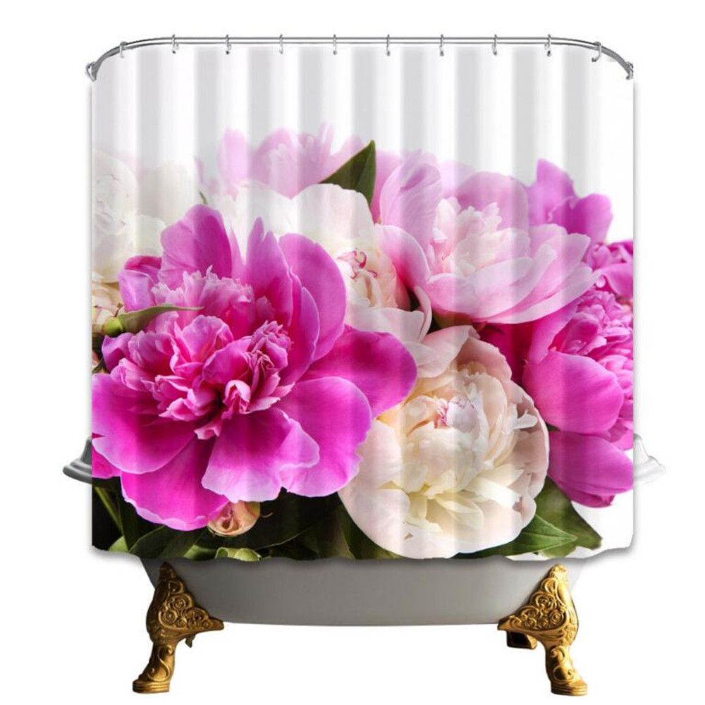 Hot Ing Flowers Shower Curtains Liner 180 180cm Home Decoration Hot Ing Flowers Shower Curtains Liner 180 180cm Home Decoration Mildew Resistant Waterproof Polyester Fabric Room Hanging Curtain