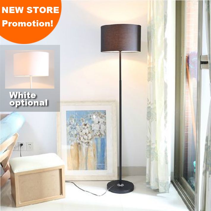 Foot Switch High End Upscale Standing Floor Lamp Fabric Energy Saving E27 Clothing Foyer Decor Study Room Light
