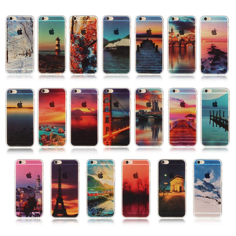 for iphone 7 case drawing scenery clear soft tpu cases river sea for iphone 7 case drawing scenery clear soft tpu cases river sea nature leaf grass sky back cover for iphone 7 6 6s plus 5 5s se iphone7 wholesale cell