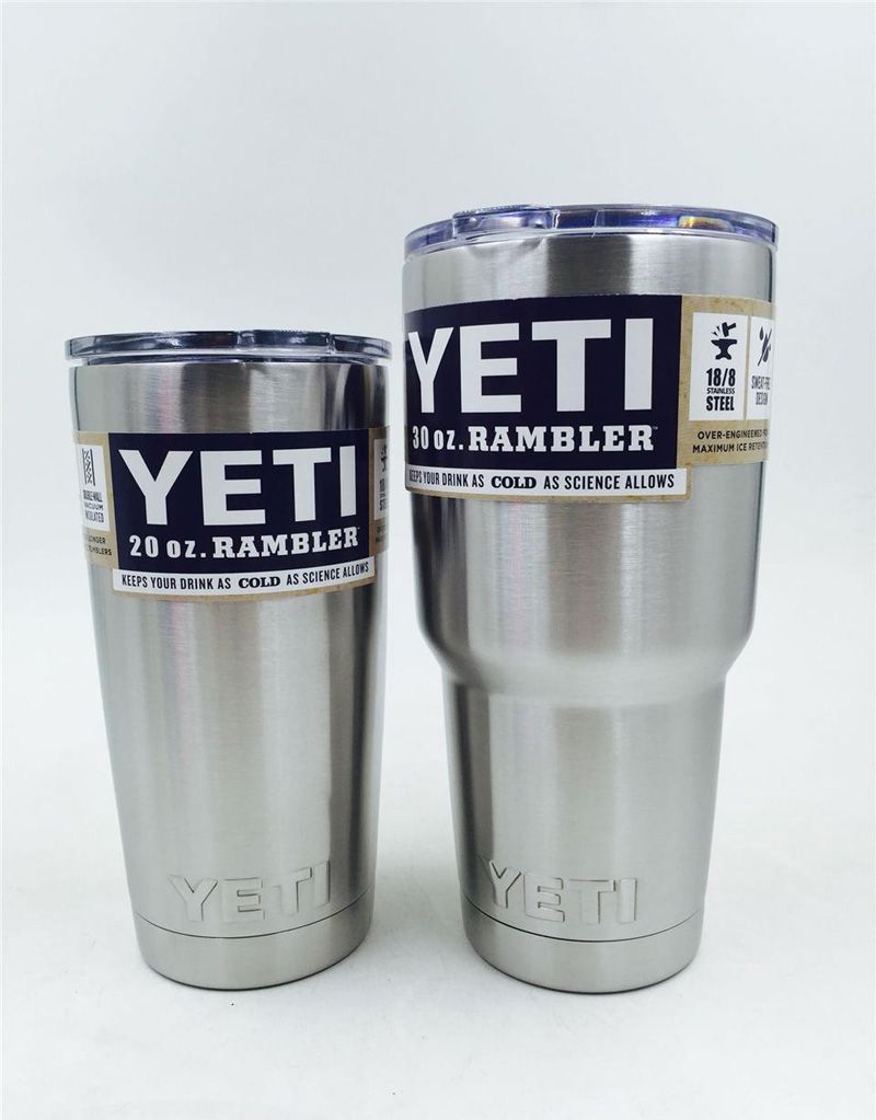 304 Stainless Steel 30oz Yeti Cups Cooler YETI Rambler Tumbler Cup