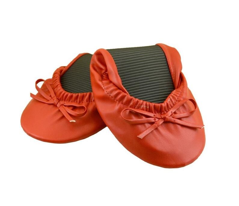 Roll Up Folded Slip On Women Dance Shoes In Capsule Soft