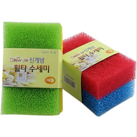 Korean Kitchen Imitation Loofah Sponge Washing / Not Contaminated with