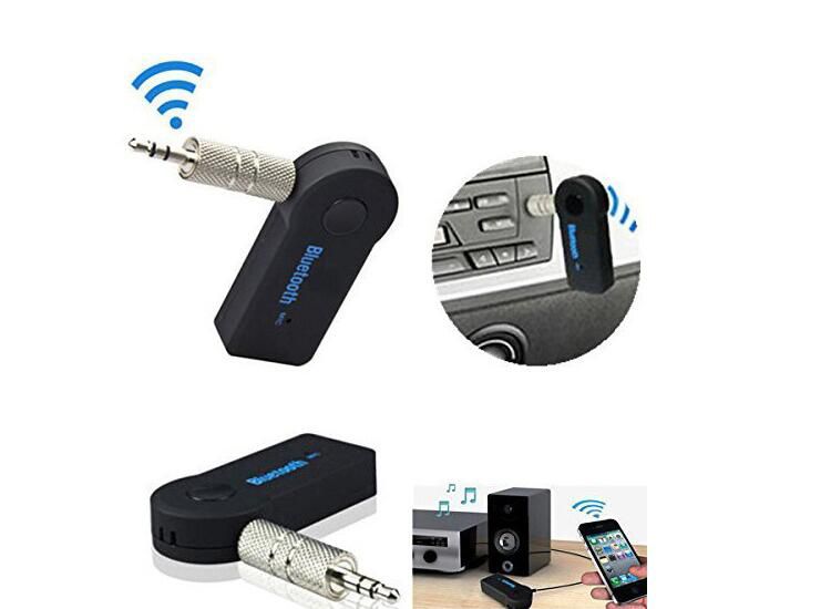 Wireless Car 3.5mm Aux Plug Bluetooth Car Kits Receiver Speaker Headphone Adapter Audio Stereo