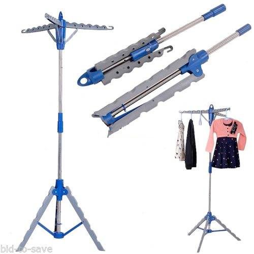 2018 tripod drying rack garment hanger new collapsible clothes dryer