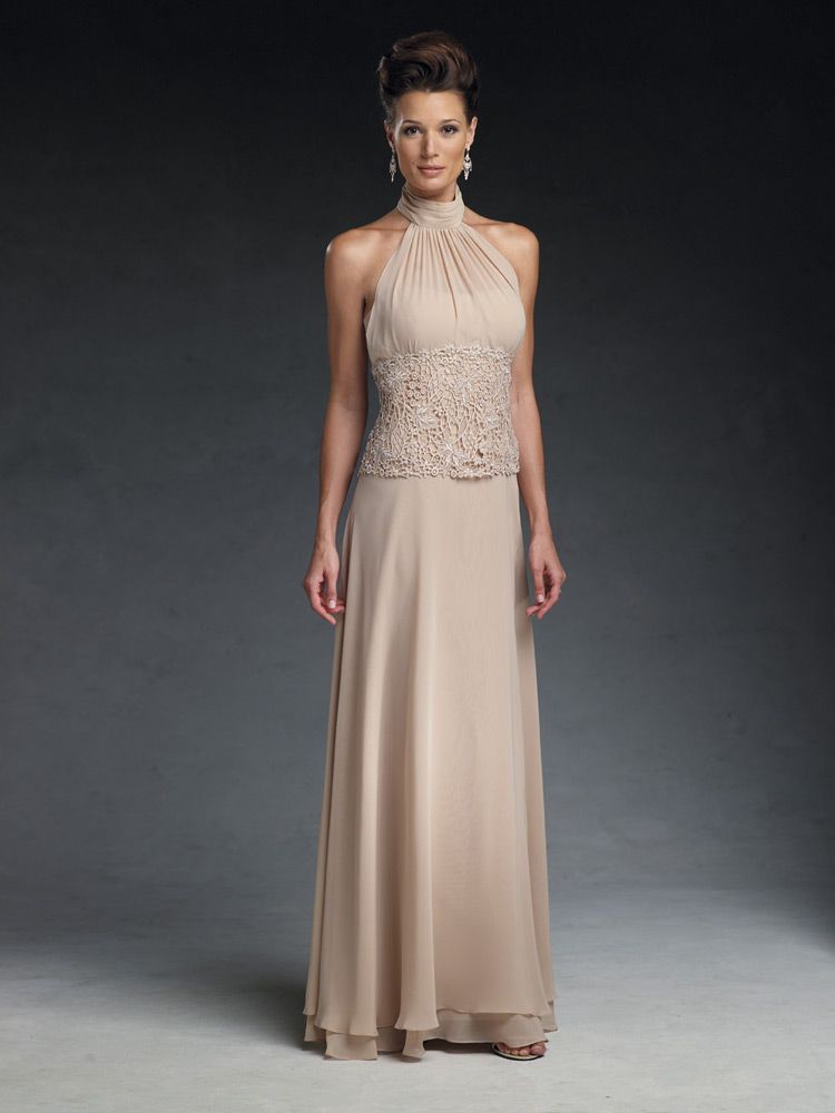 Champagne Mother Of The Groom Dress 10