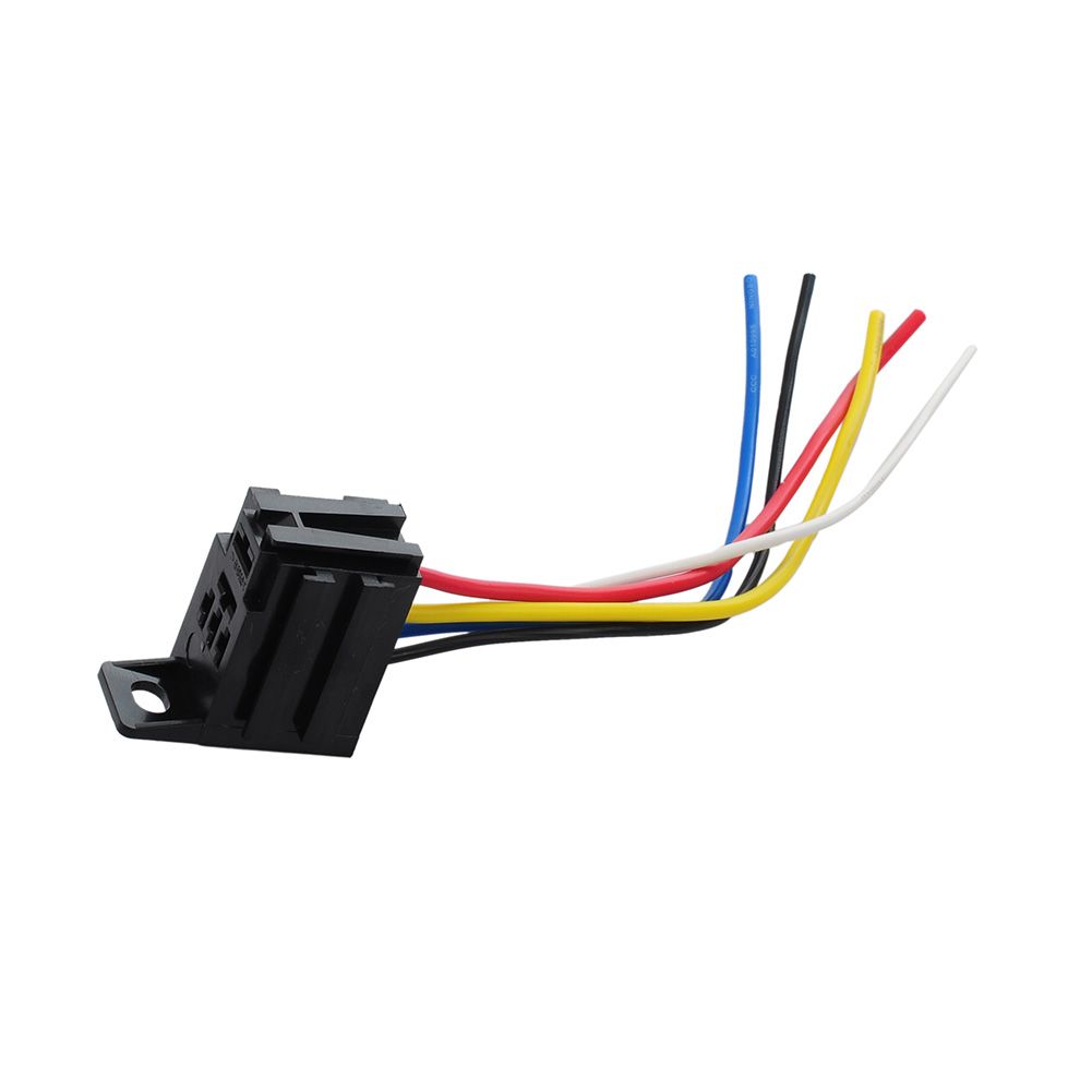 2020 5 Car Auto Relay Socket 12v 20a 30a 5 Pin 5 Wire Kit